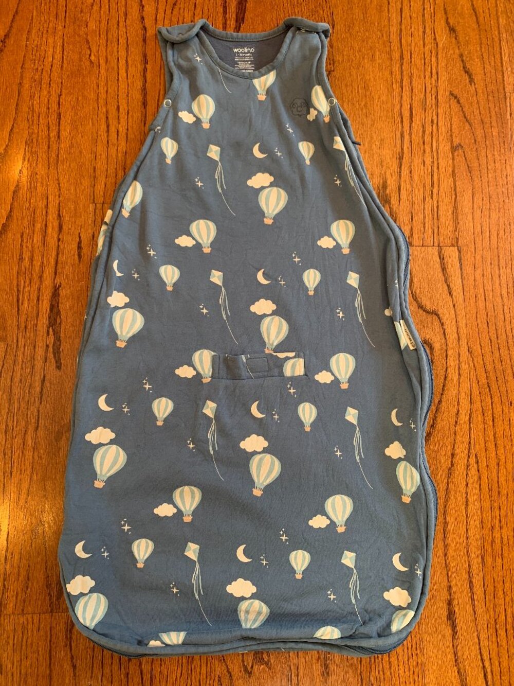 Woolino Ultimate Baby Sleep Bag 4 Seasons MSRP $109 | Hot Air Ballon | 2m - 2y